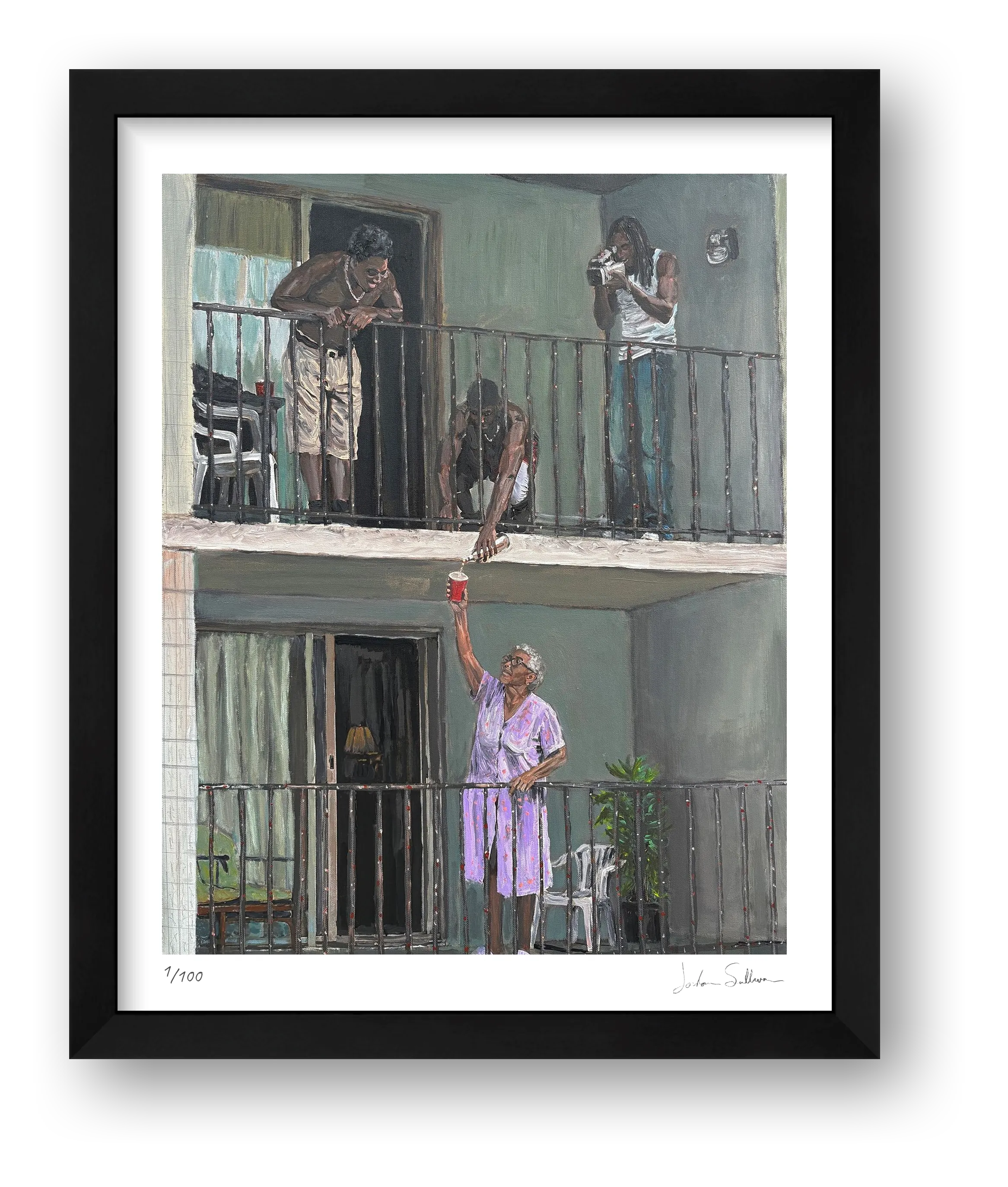 American Communion — framed